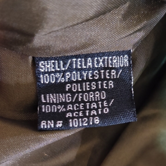 ECI Green and Blue Striped Ruffle Blazer - Picture 3 of 5